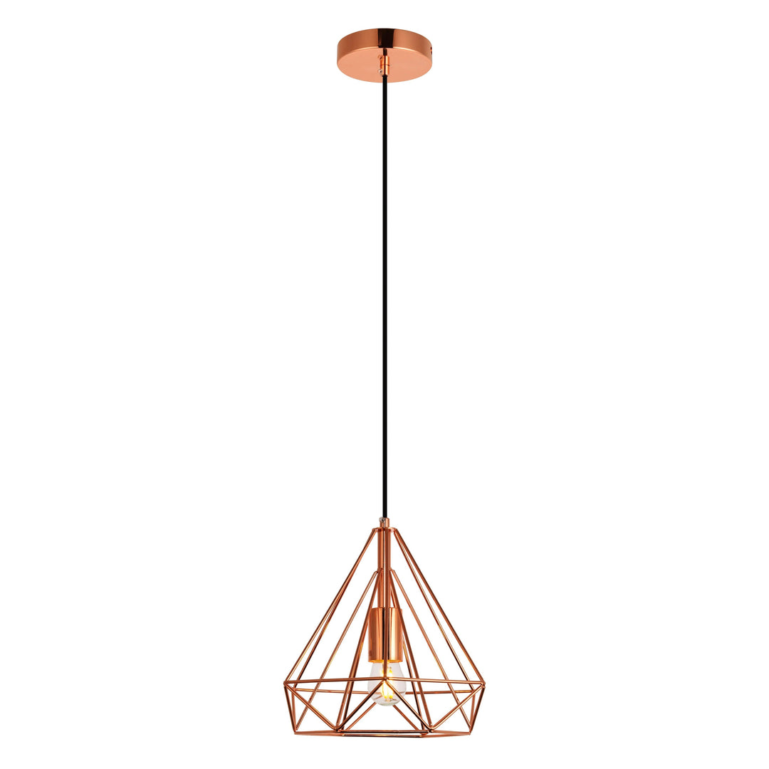 Jago Pendant in Copper by Living District