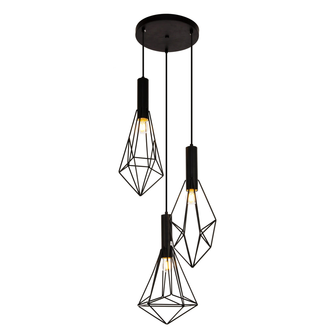 Jago Pendant in Black by Living District