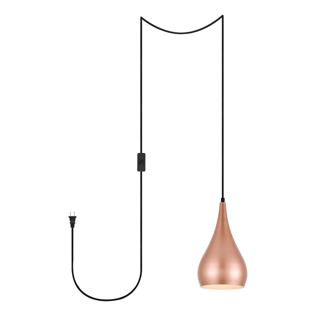 Nora Pendant in Honey Gold by Living District