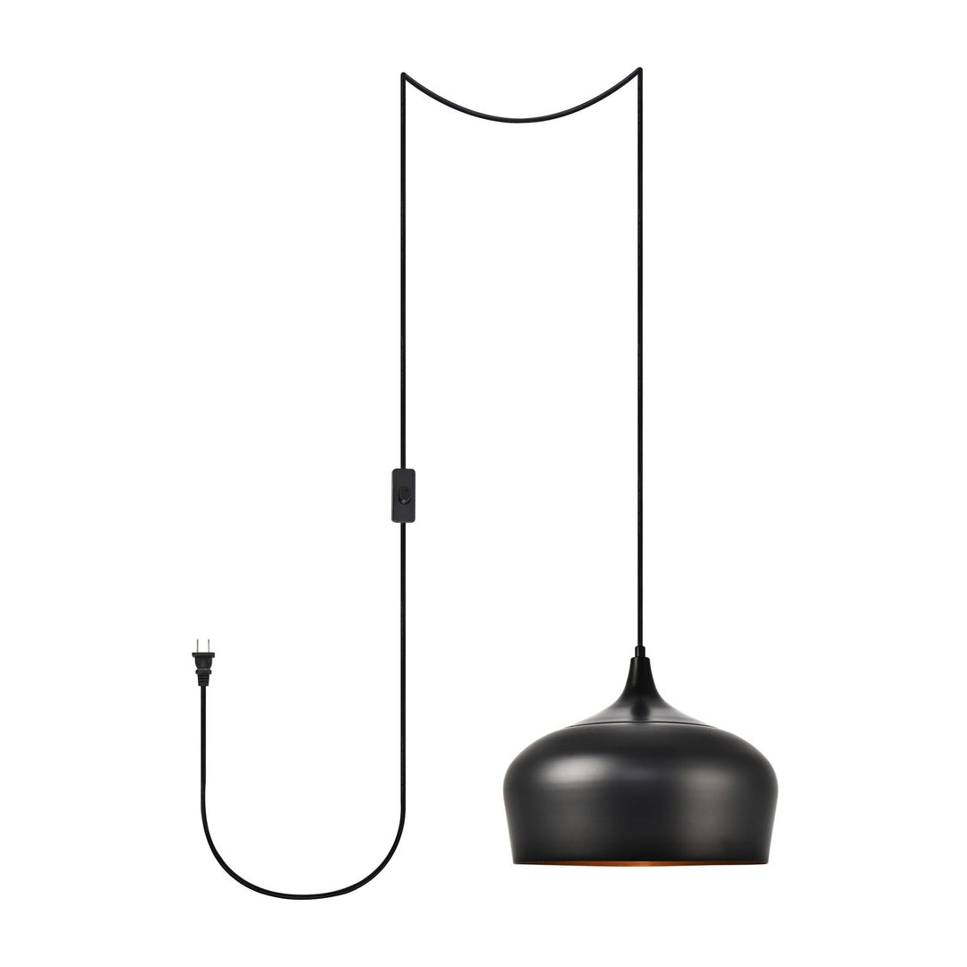 Nora Pendant (LDPG2003) in Black by Living District