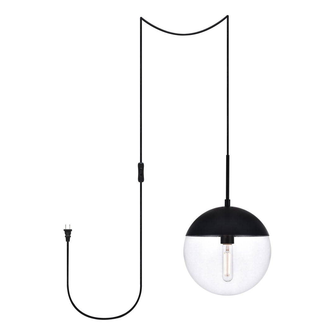 Eclipse Pendant (LDPG6030) in Black by Living District