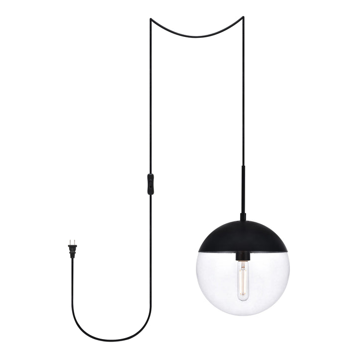 Eclipse Pendant (LDPG6030) in Black by Living District