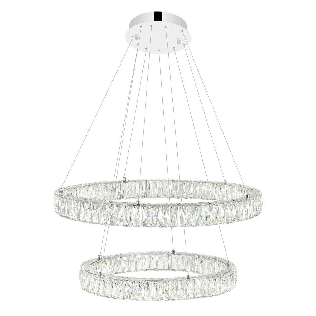 Madeline - LED Chandelier with Crystals by CWI Lighting - view 27