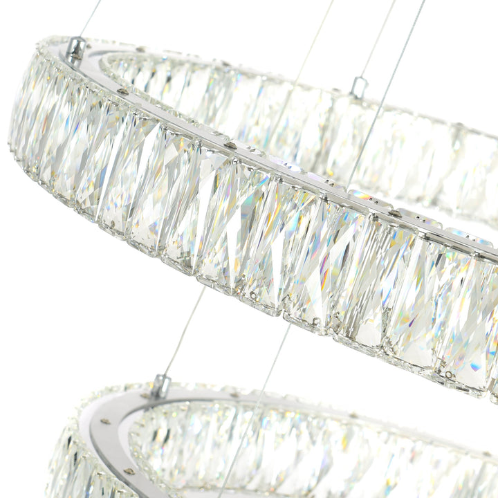 Madeline - LED Chandelier with Crystals by CWI Lighting - view 28