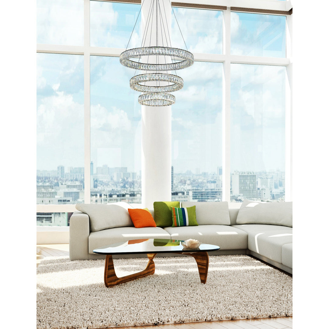 Madeline - LED Chandelier with Crystals by CWI Lighting - view 36