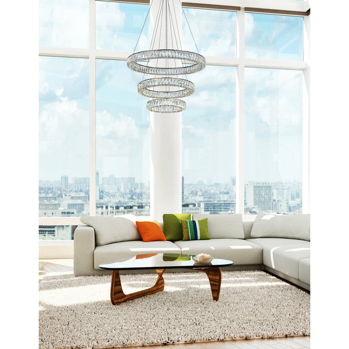 Madeline - LED Chandelier with Crystals by CWI Lighting - view 36