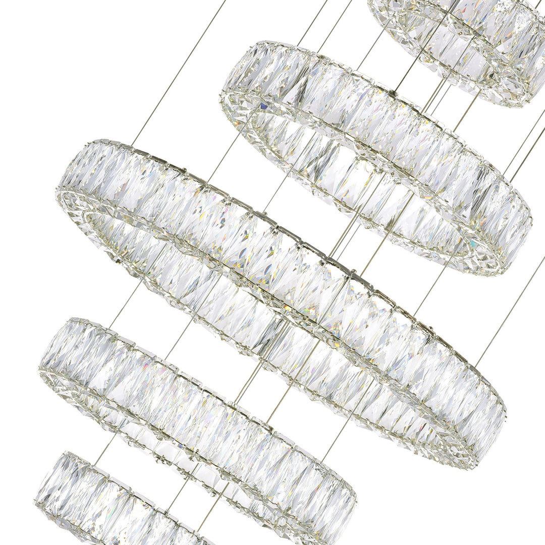 Madeline - LED Chandelier with Crystals by CWI Lighting - view 6