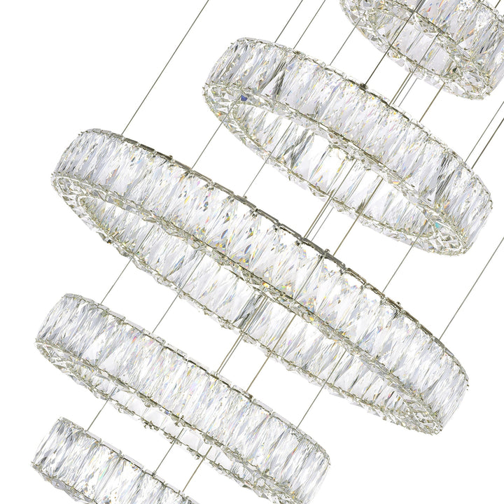 Madeline - LED Chandelier with Crystals by CWI Lighting - view 6