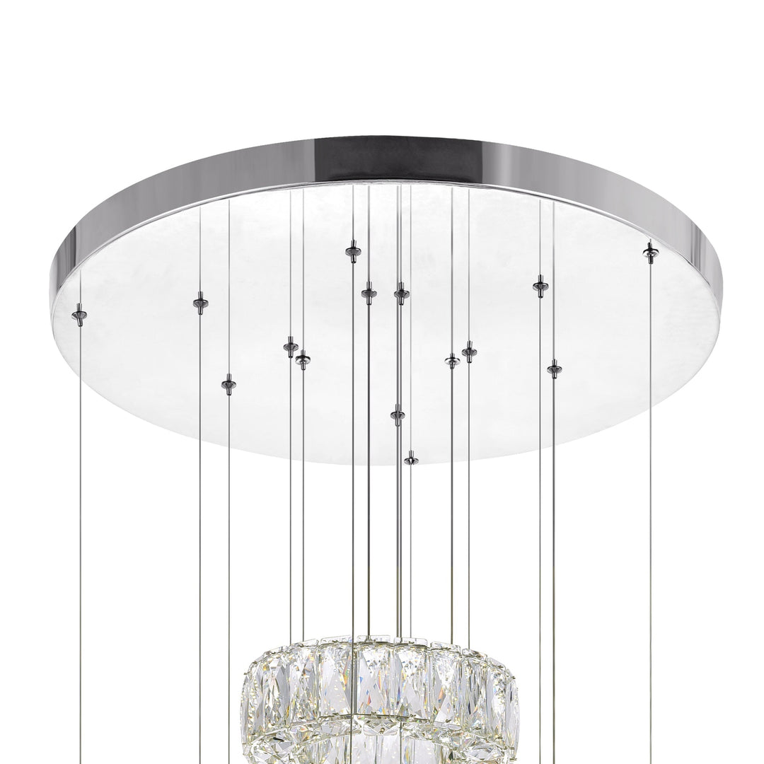 Madeline - LED Chandelier with Crystals by CWI Lighting - view 9