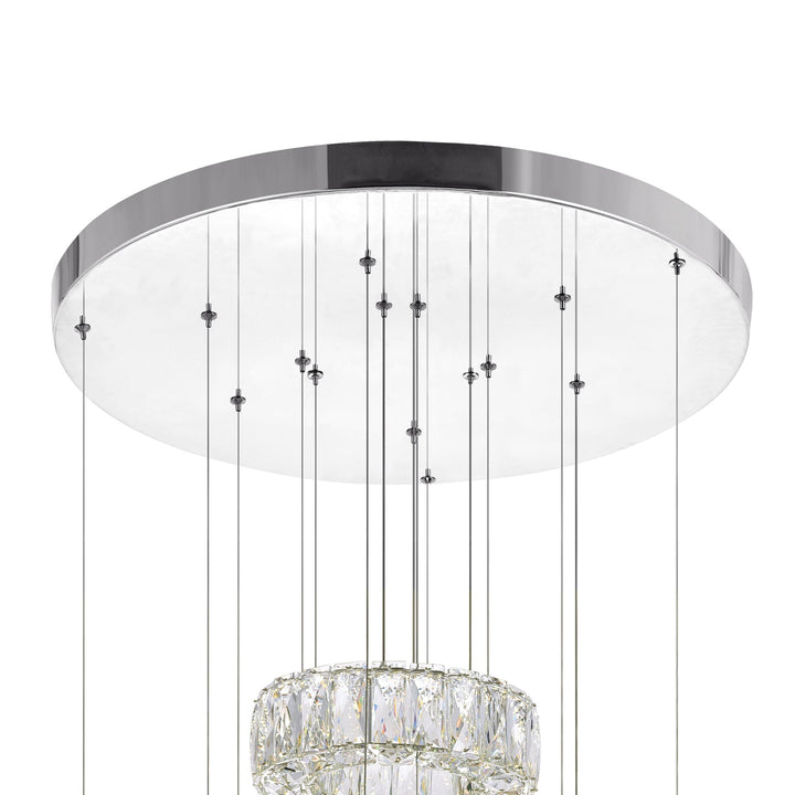 Madeline - LED Chandelier with Crystals by CWI Lighting - view 9