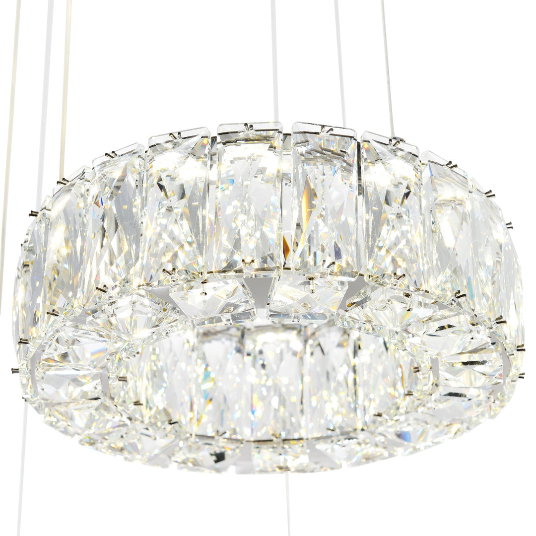 Madeline - LED Chandelier with Crystals by CWI Lighting - view 14