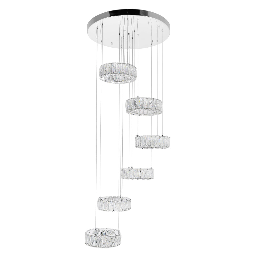 Madeline - LED Chandelier with Crystals by CWI Lighting - view 15