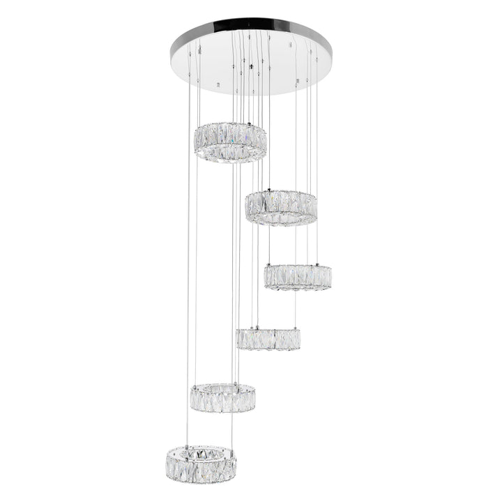 Madeline - LED Chandelier with Crystals by CWI Lighting - view 15