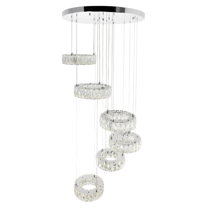 Madeline - LED Chandelier with Crystals by CWI Lighting - view 12