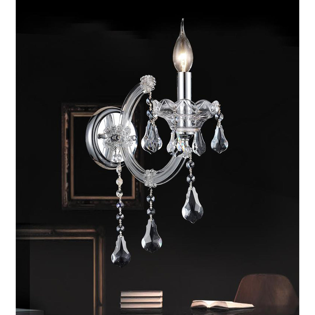 Maria Theresa - Wall Sconce with Crystals