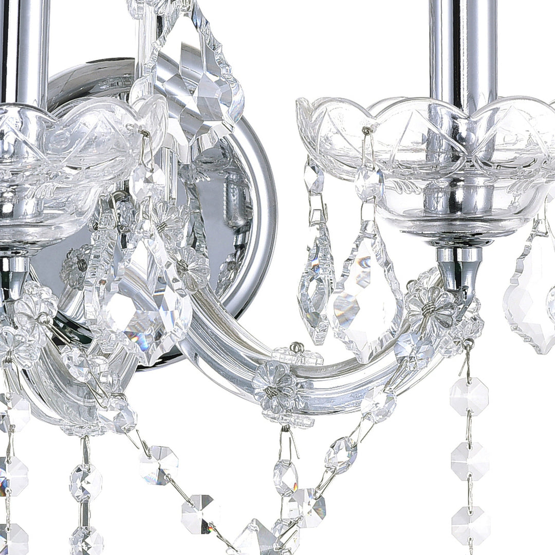 Maria Theresa - Wall Sconce with Crystals