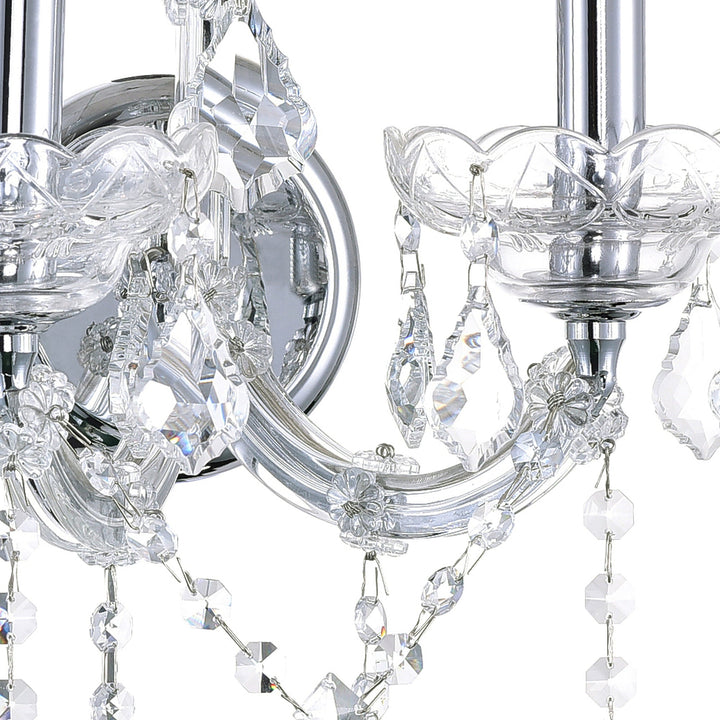 Maria Theresa - Wall Sconce with Crystals