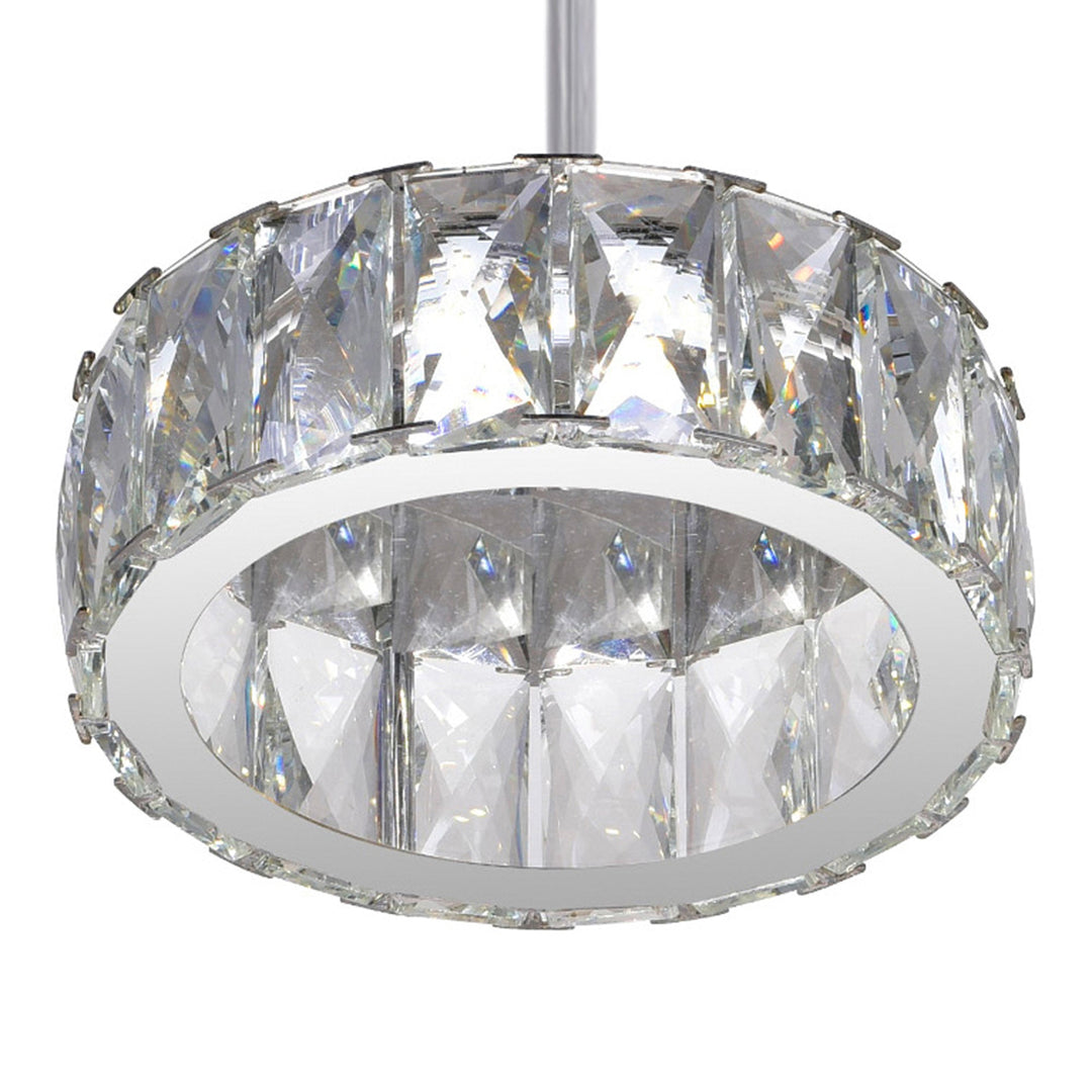 Milan - LED Pendant with Crystals