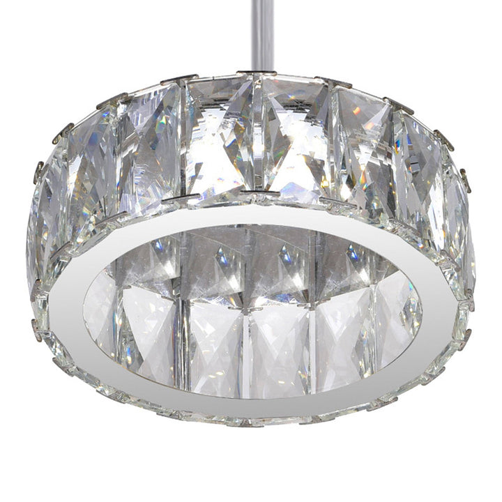 Milan - LED Pendant with Crystals