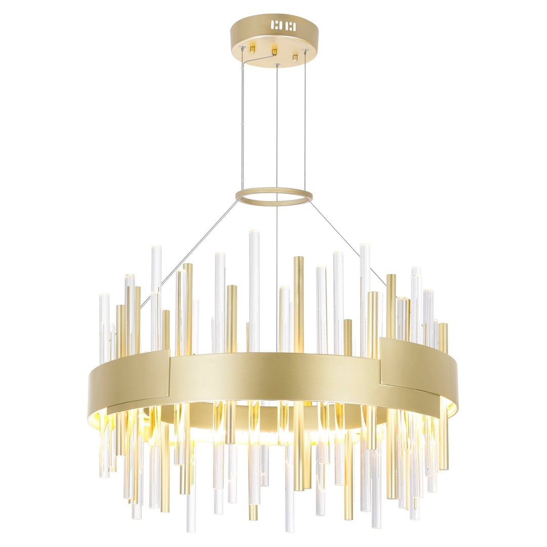 Millipede - LED Chandelier with Crystals
