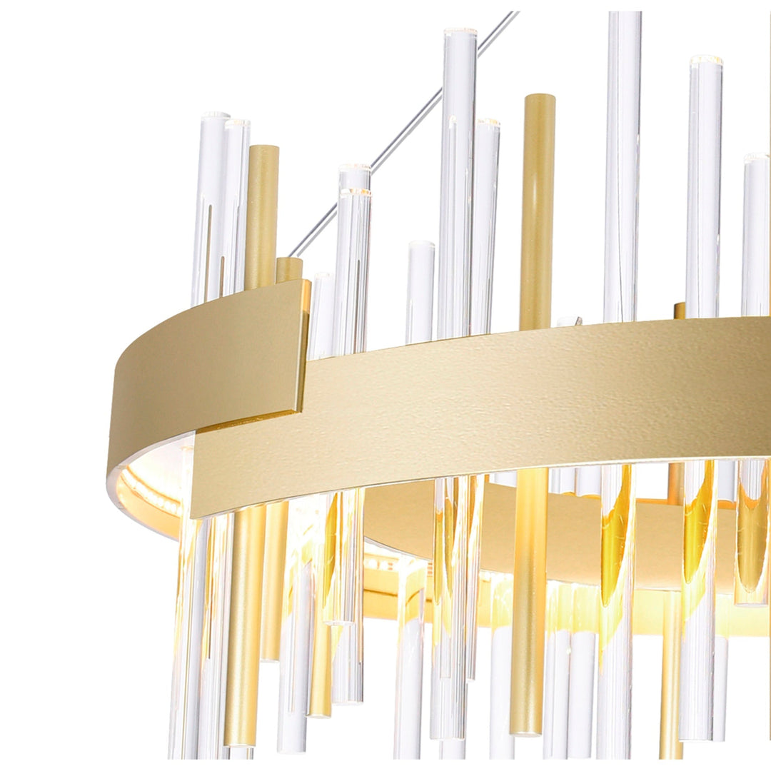 Millipede - LED Chandelier with Crystals
