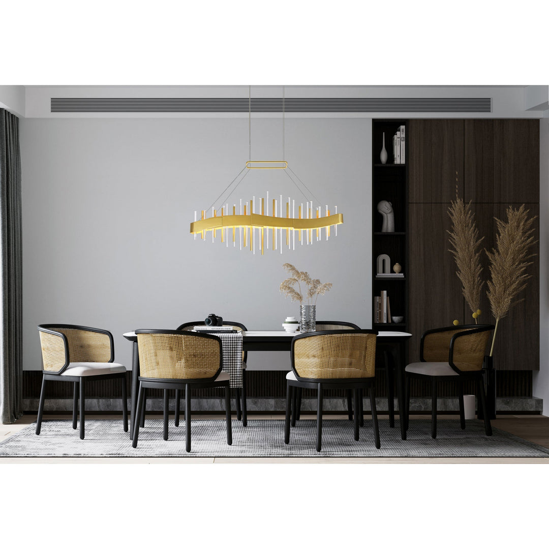 Millipede - LED Chandelier with Crystals