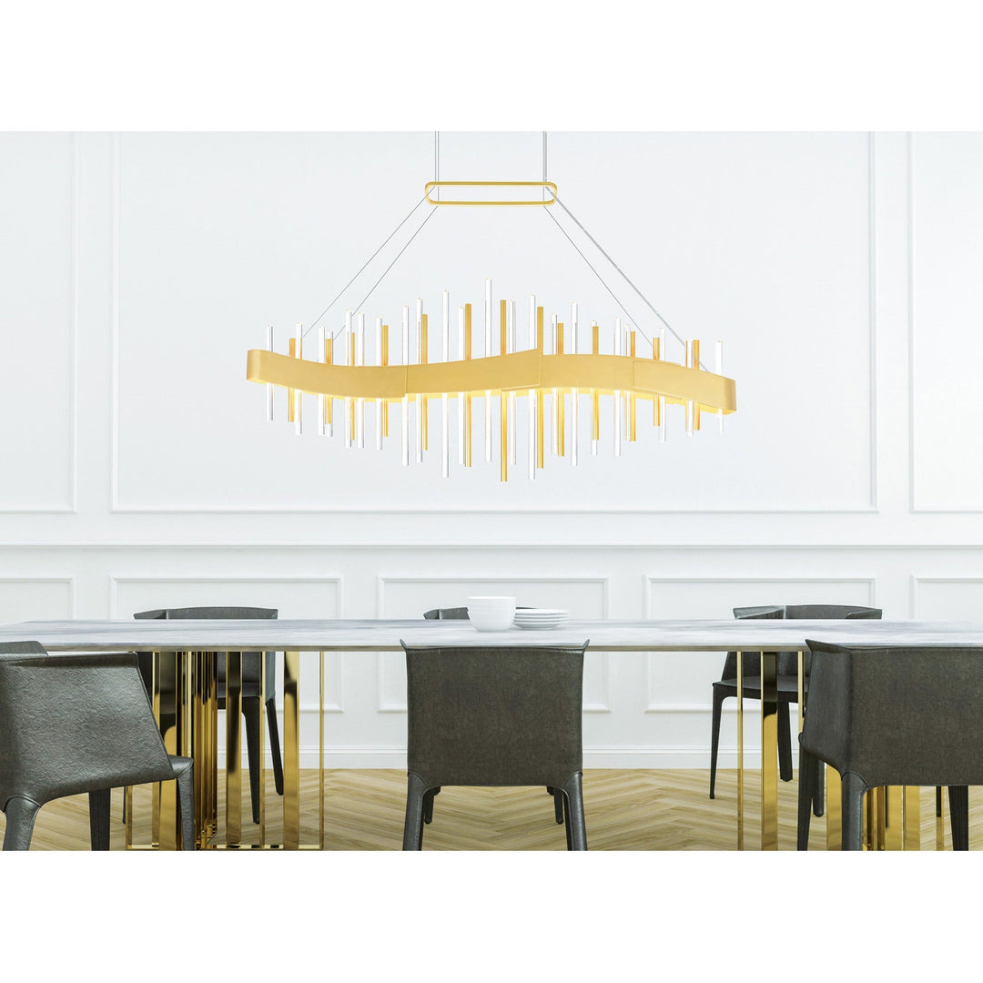 Millipede - LED Chandelier with Crystals