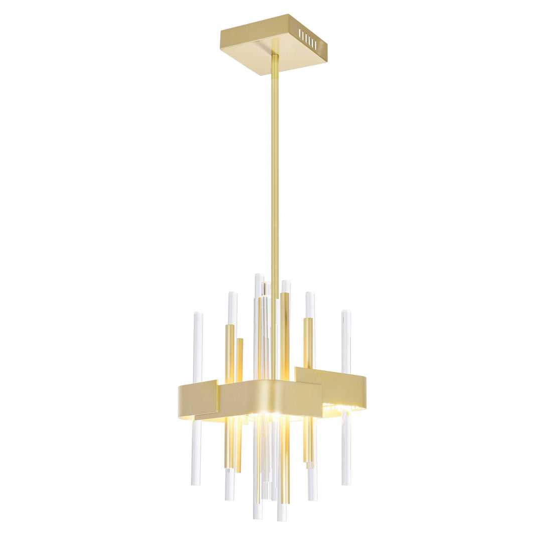 Millipede - LED Pendant with Crystals by CWI Lighting - view 2
