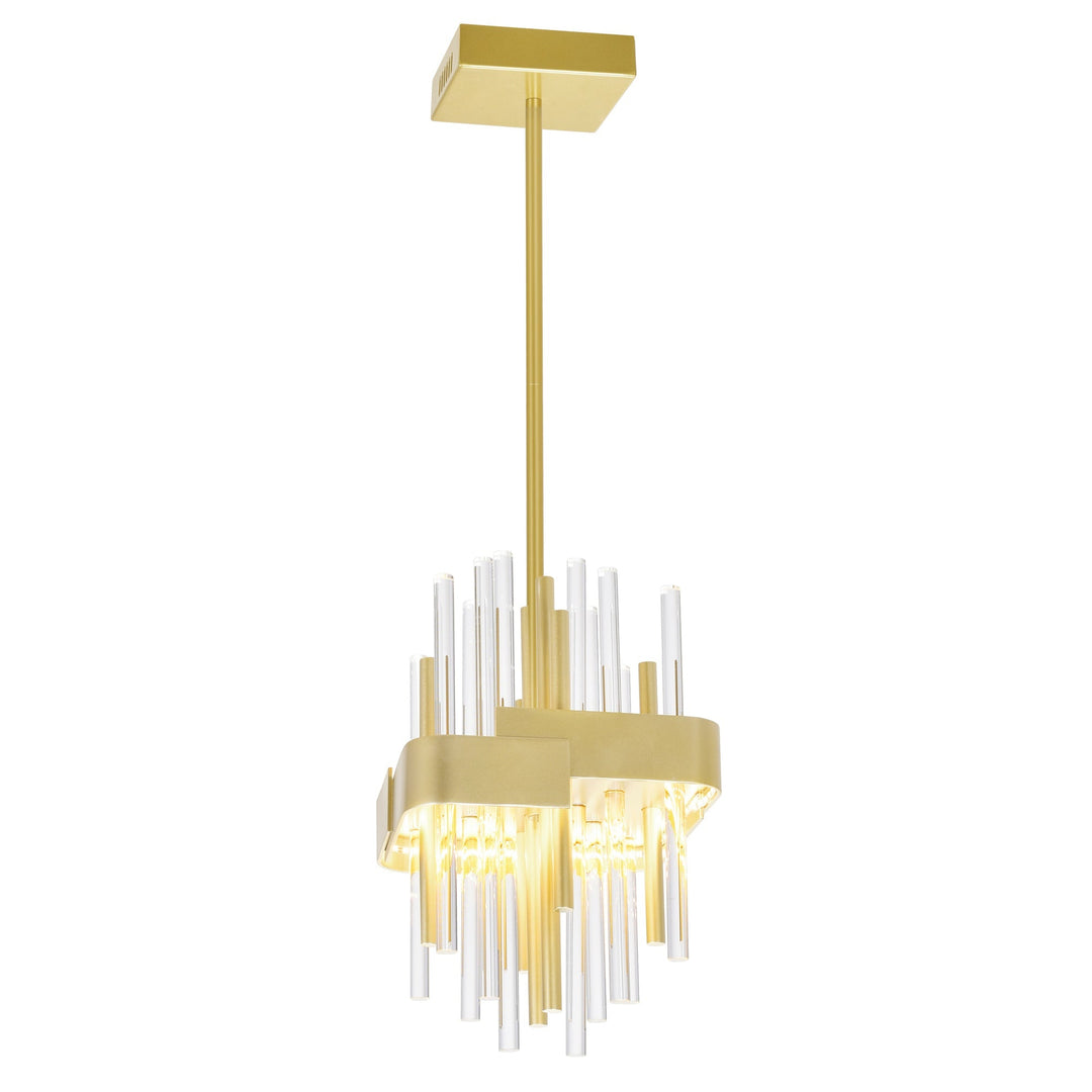 Millipede - LED Pendant with Crystals by CWI Lighting - view 3