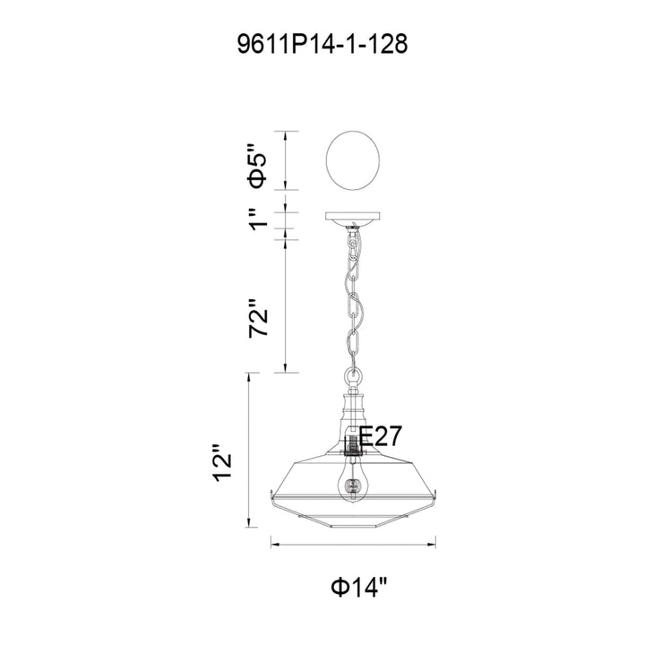 Morgan - 1 Light Pendant