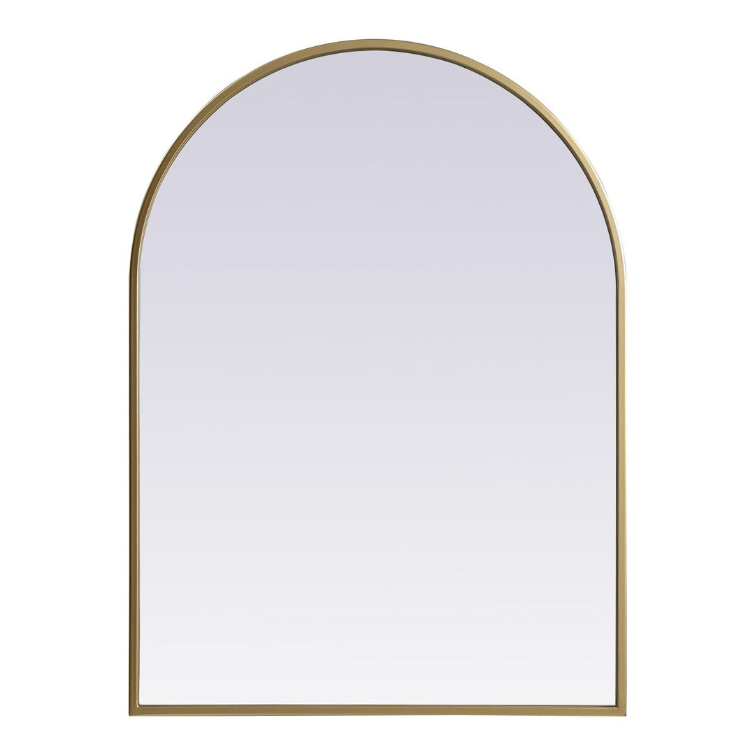 Metal Frame Arch Mirror II in Brass by Elegant