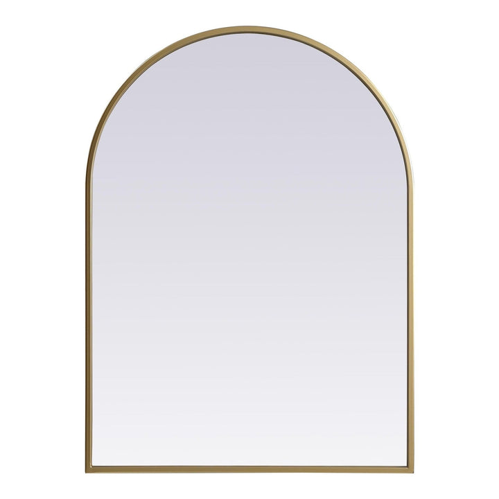 Metal Frame Arch Mirror II in Brass by Elegant