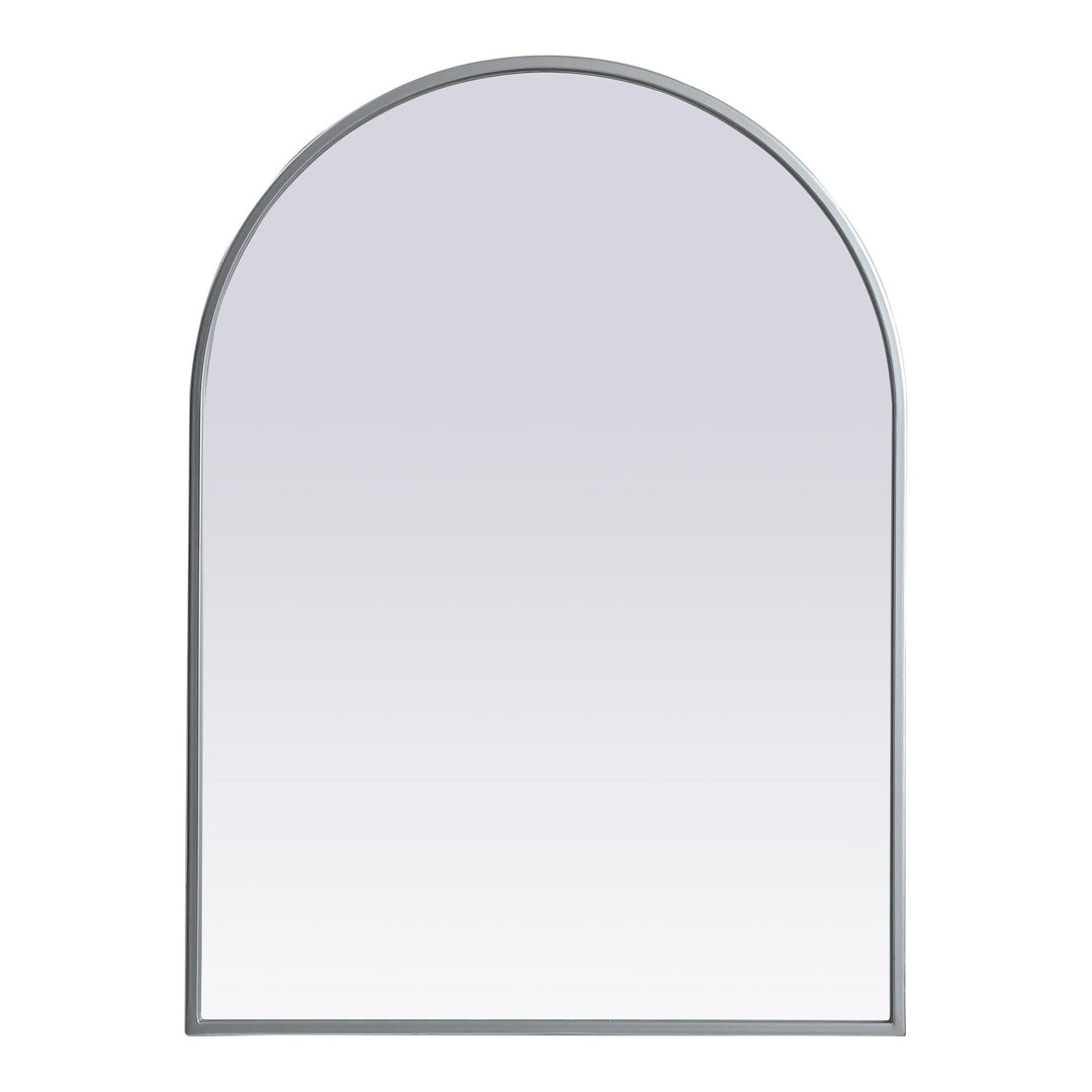 Metal Frame Arch Mirror II in Silver by Elegant