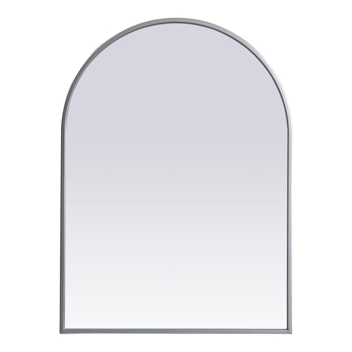 Metal Frame Arch Mirror II in Silver by Elegant