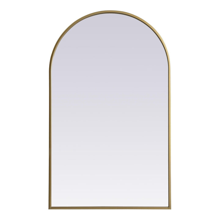 Metal Frame Arch Mirror II in Brass by Elegant