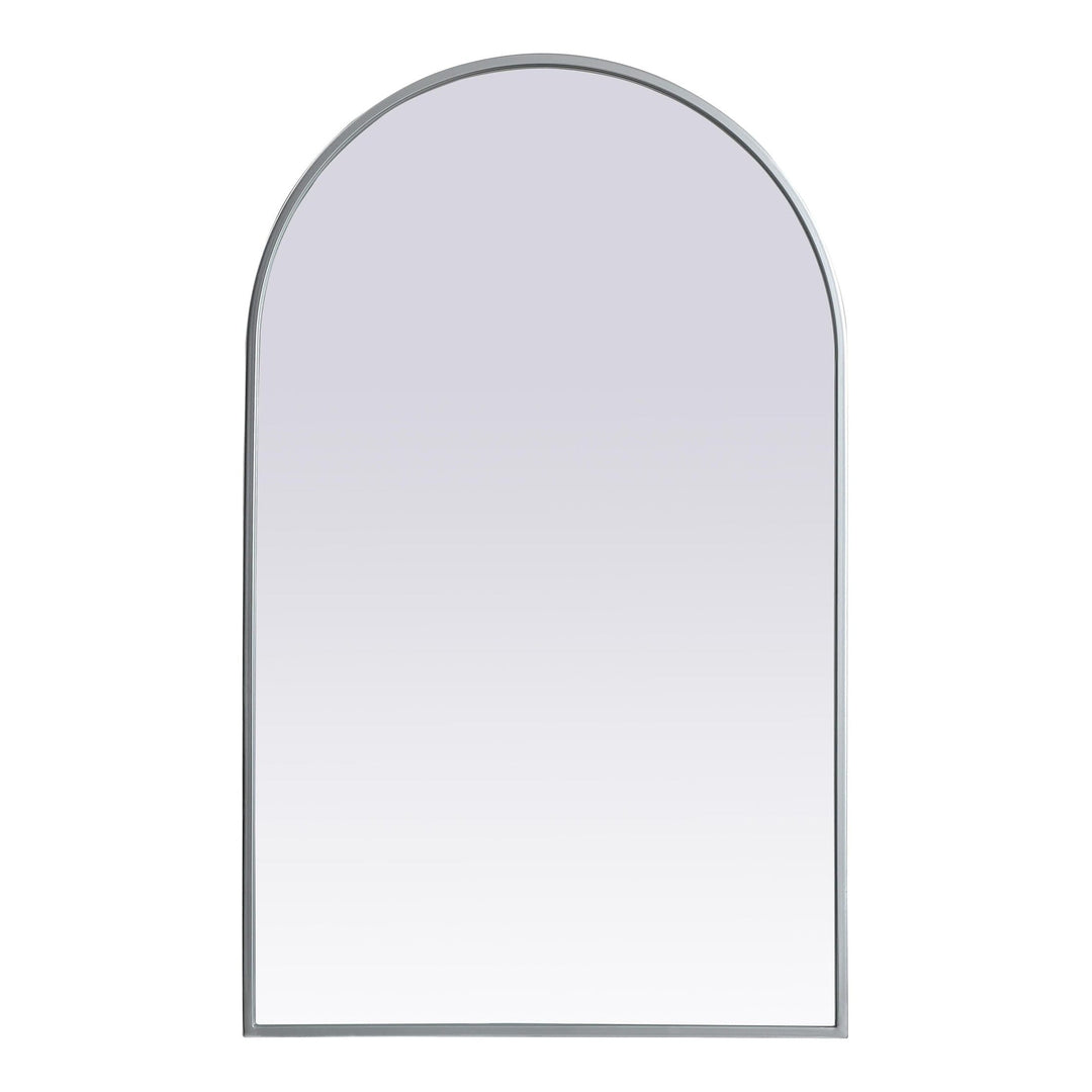 Metal Frame Arch Mirror II in Silver by Elegant