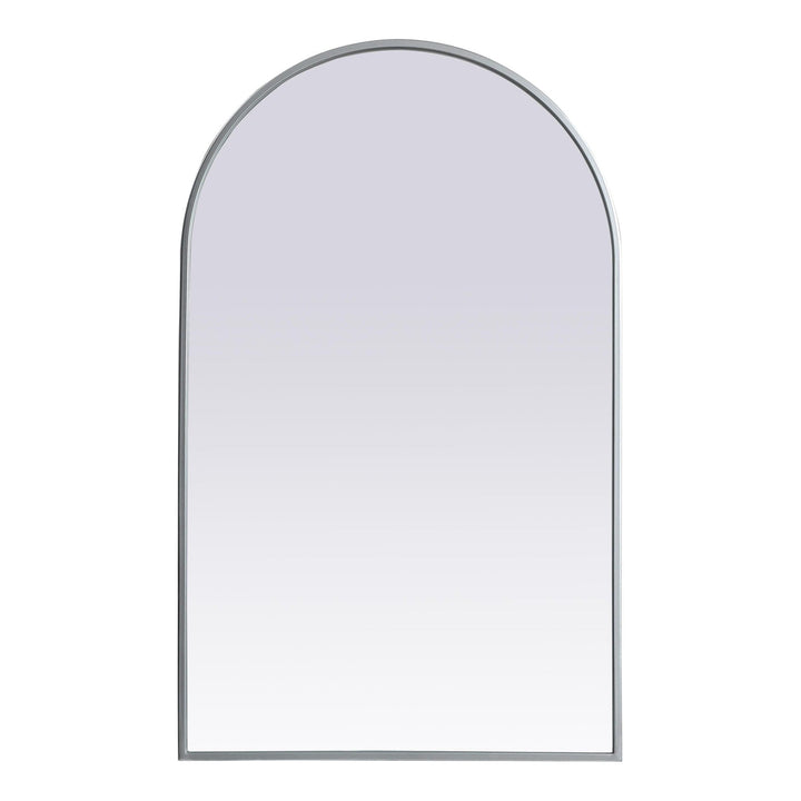 Metal Frame Arch Mirror II in Silver by Elegant