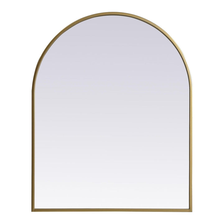 Metal Frame Arch Mirror II in Brass by Elegant
