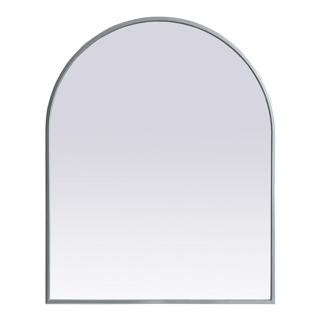 Metal Frame Arch Mirror II in Silver by Elegant