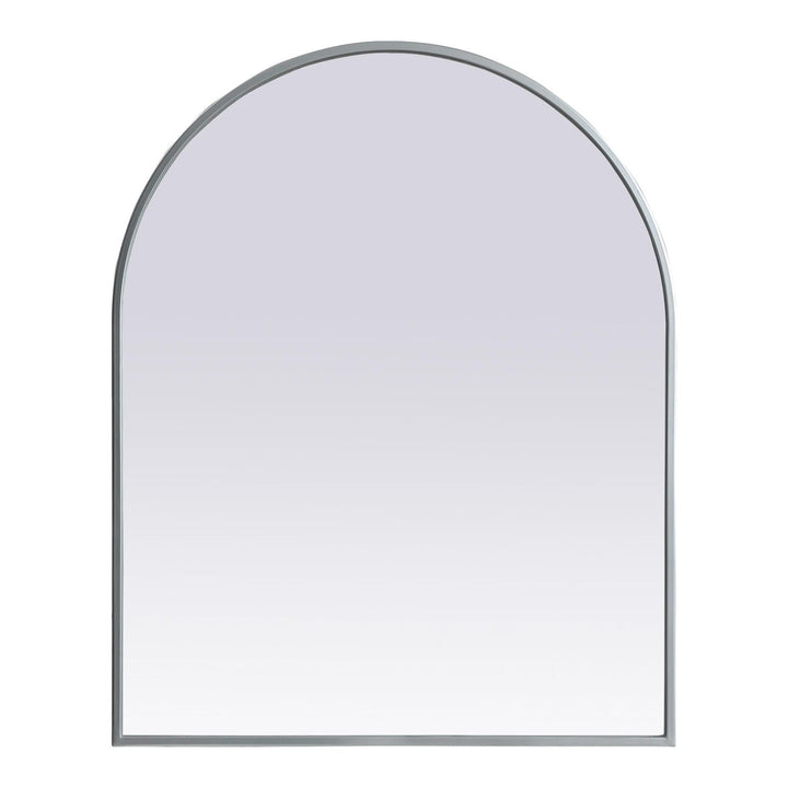 Metal Frame Arch Mirror II in Silver by Elegant