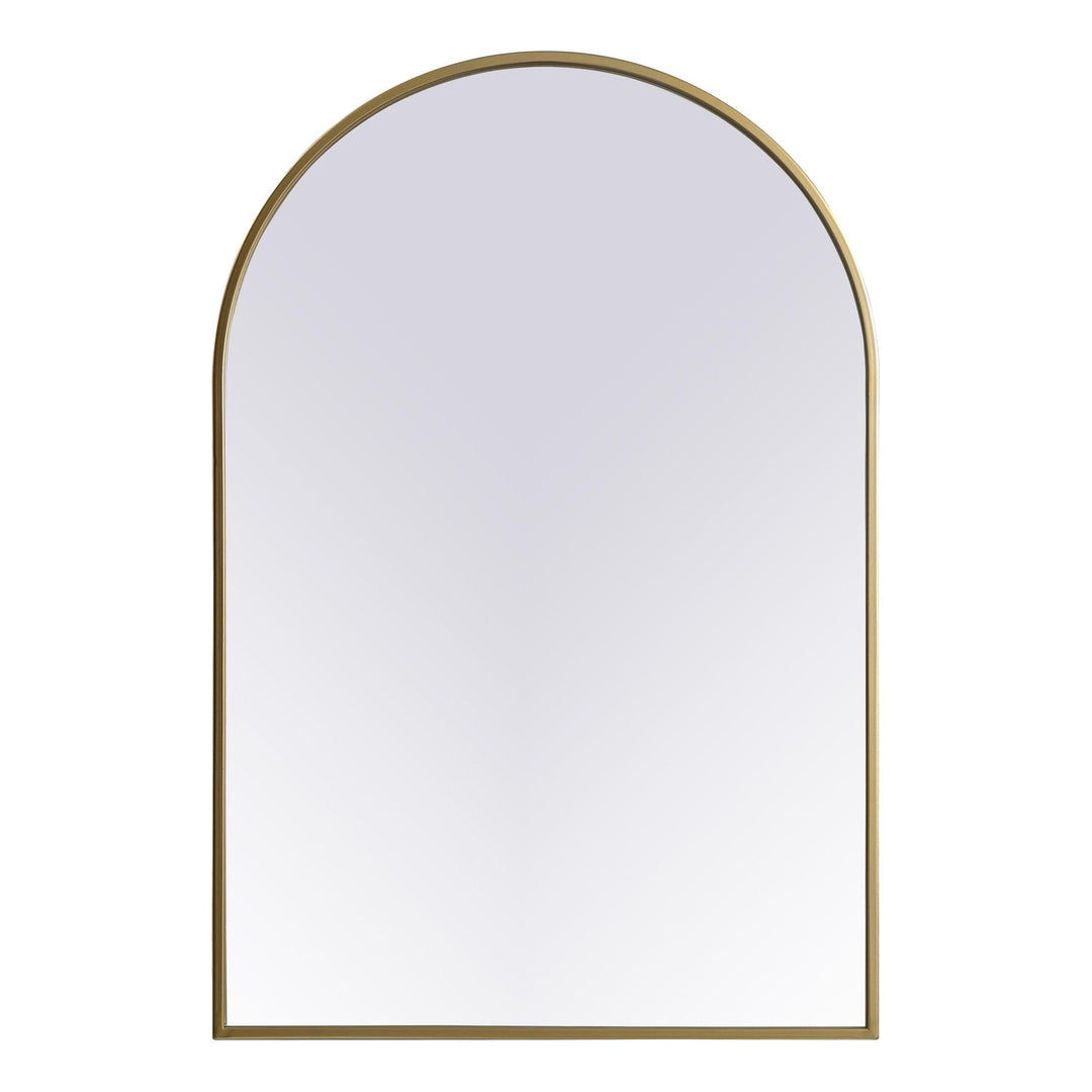 Metal Frame Arch Mirror II in Brass by Elegant