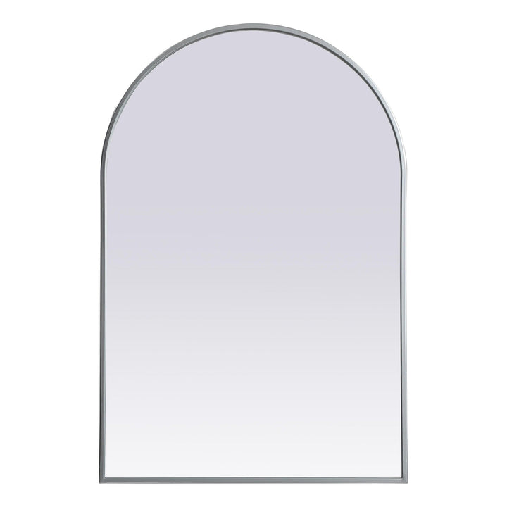 Metal Frame Arch Mirror II in Silver by Elegant