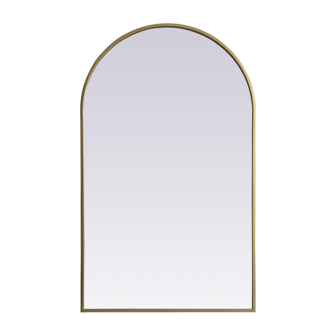 Metal Frame Arch Mirror II in Brass by Elegant