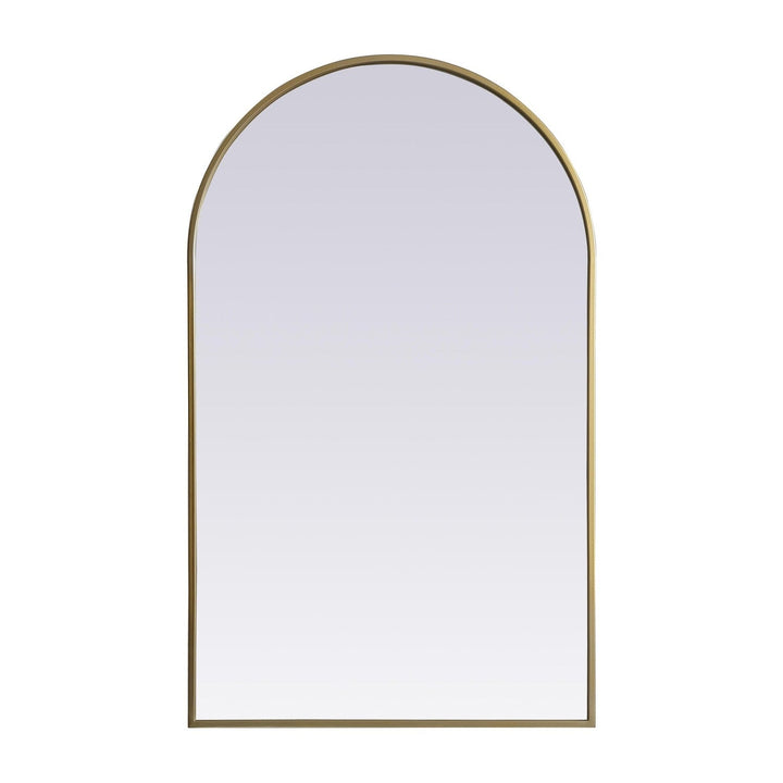 Metal Frame Arch Mirror II in Brass by Elegant