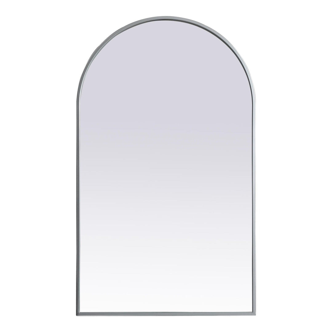 Metal Frame Arch Mirror II in Silver by Elegant