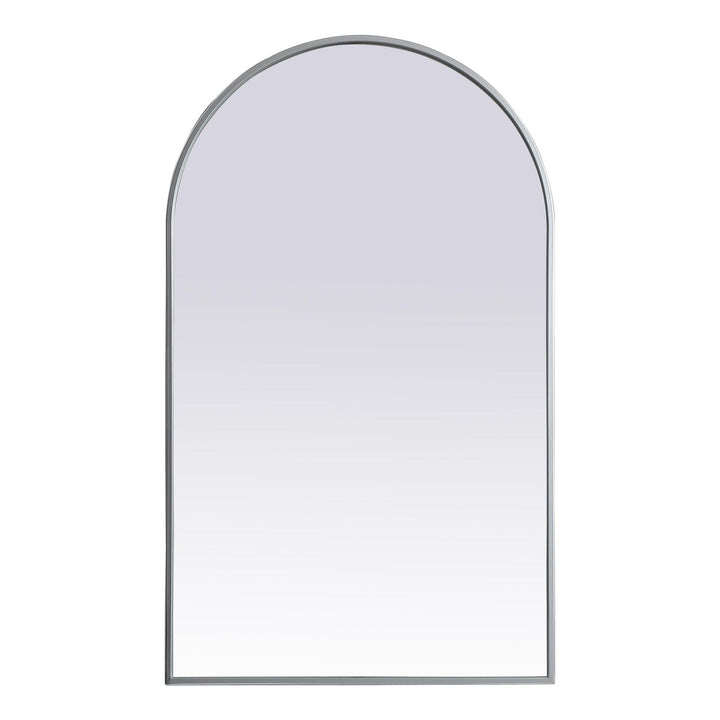 Metal Frame Arch Mirror II in Silver by Elegant