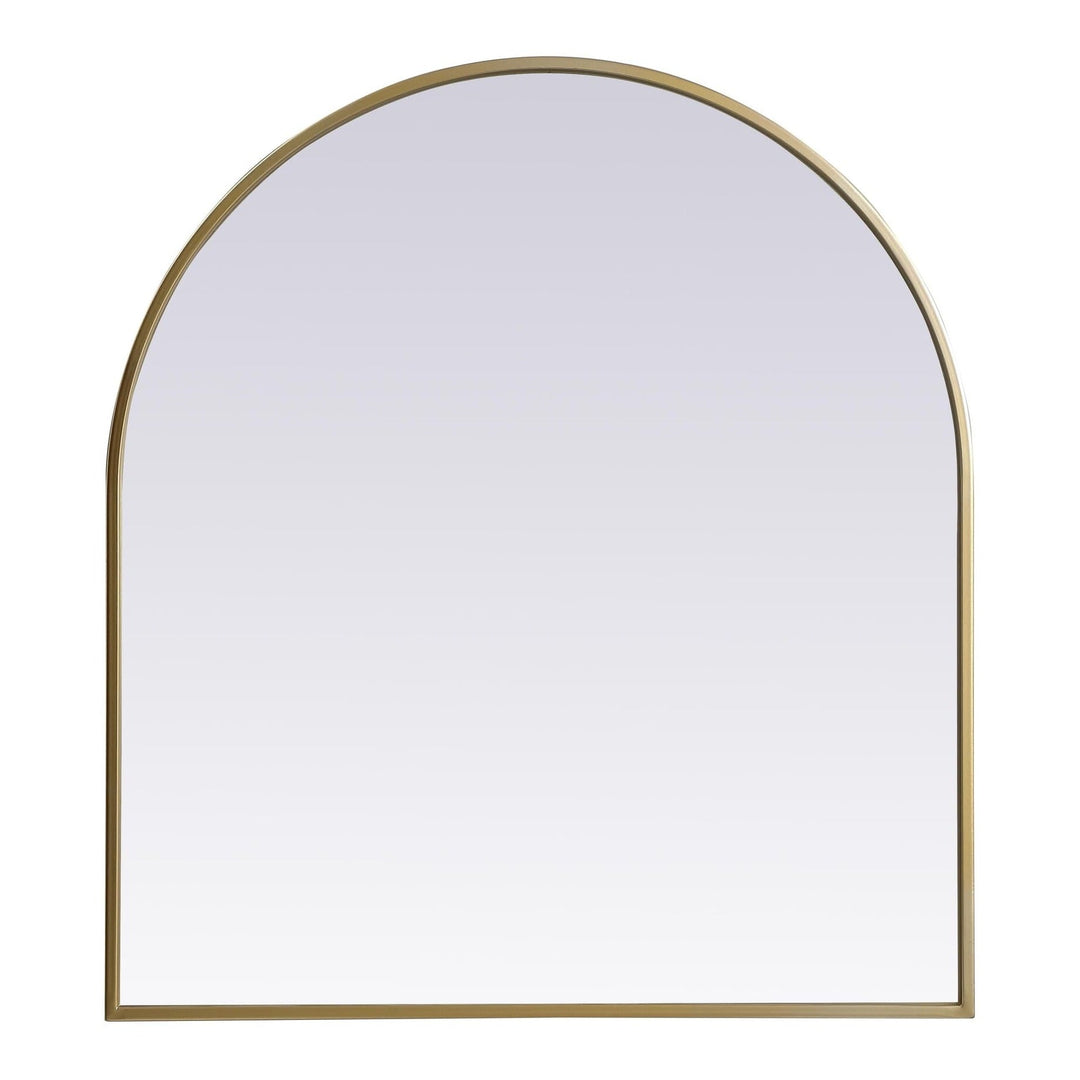 Metal Frame Arch Mirror II in Brass by Elegant