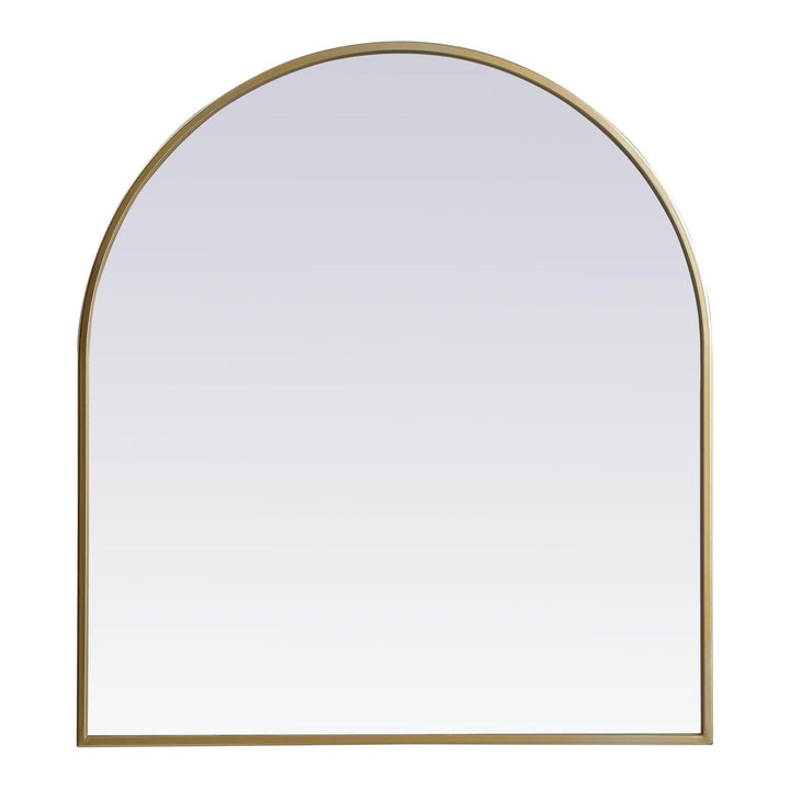 Metal Frame Arch Mirror II in Brass by Elegant