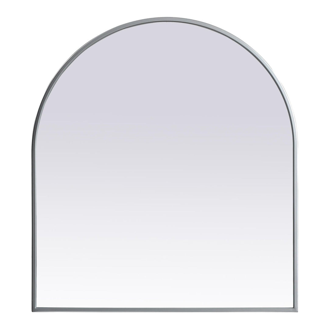 Metal Frame Arch Mirror II in Silver by Elegant