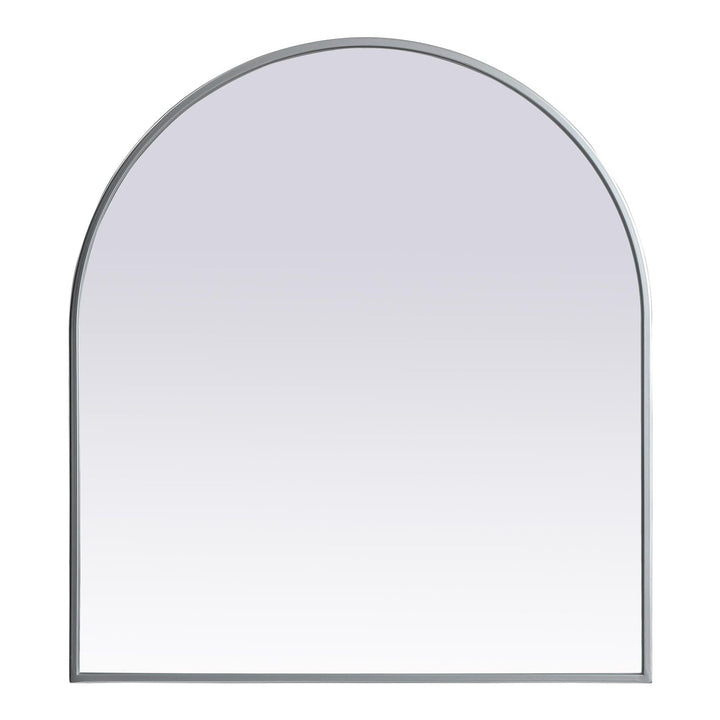 Metal Frame Arch Mirror II in Silver by Elegant